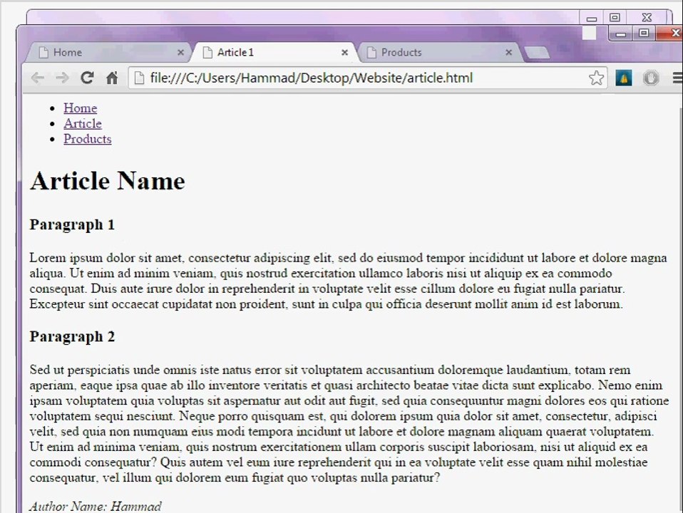 12 First Website - Beginner's Web Designing (Urdu)
