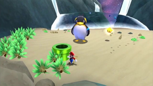 Super Mario Galaxy 2 - Monde 2 - Anse étoilée : L'exploration de la grotte inondée