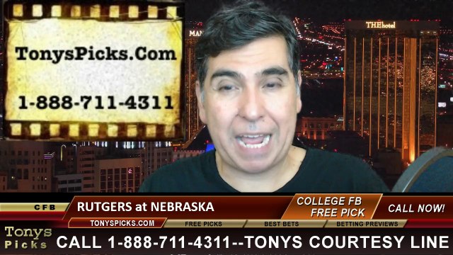 Nebraska Cornhuskers vs. Rutgers Scarlet Knights Free Pick Prediction NCAA College Football Updated Odds Preview 10-25-2014