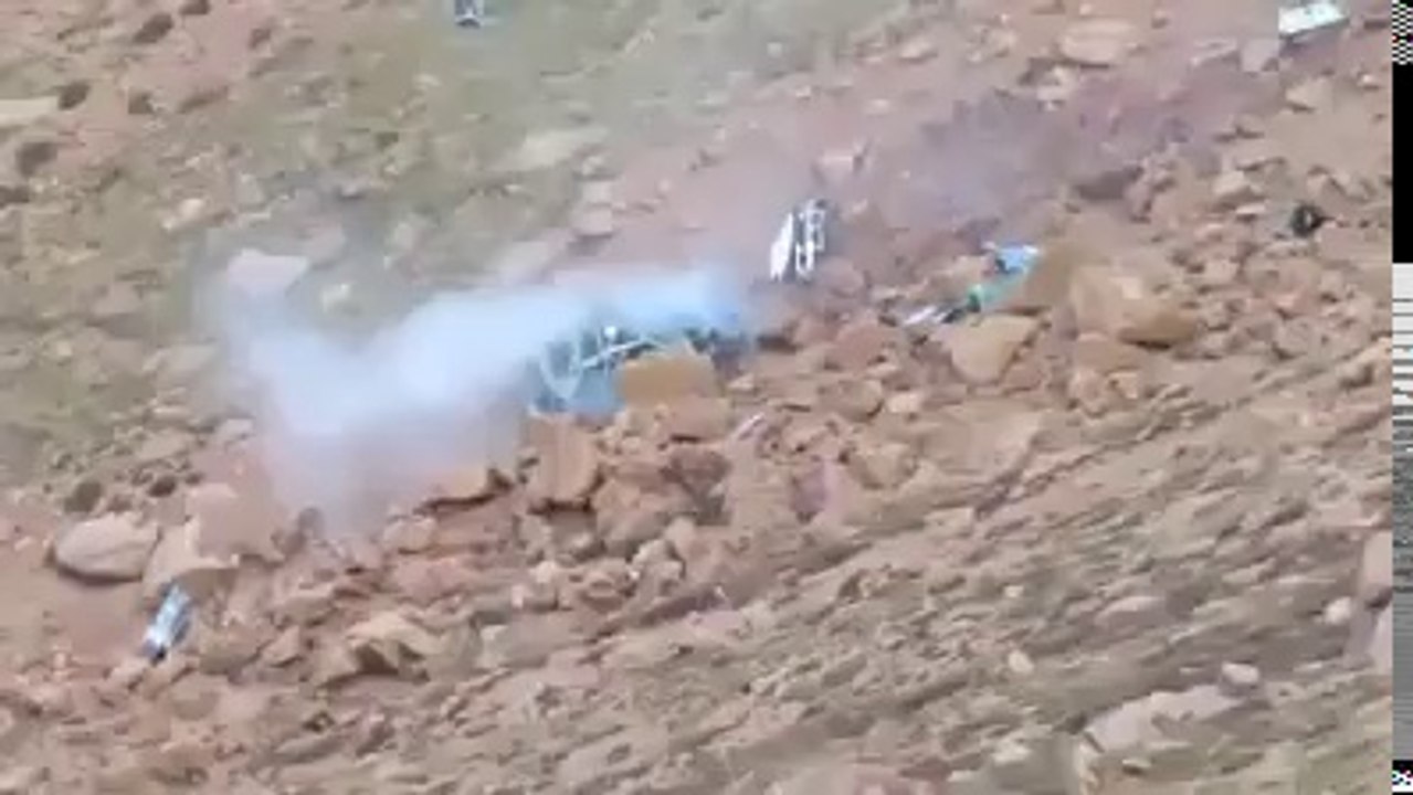 thrilling accident of a car