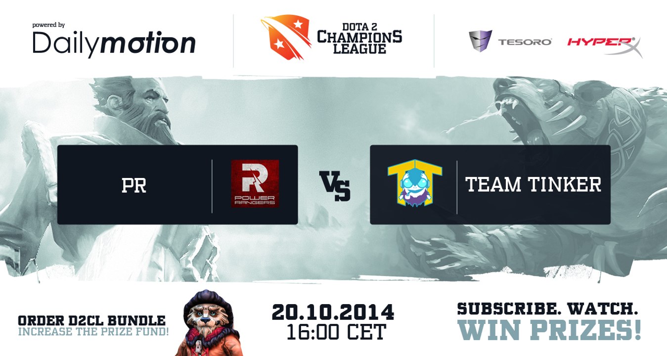 Team Tinker vs Power Rangers Game 2 - Dota 2 Champions League EU Final @DotaCapitalist & @NahazDota