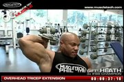 Tricep Workout with Phil Heath - Overhead Tricep Extension_ Tricep, Muscles, Bodybuilding  {MotivationBuild}