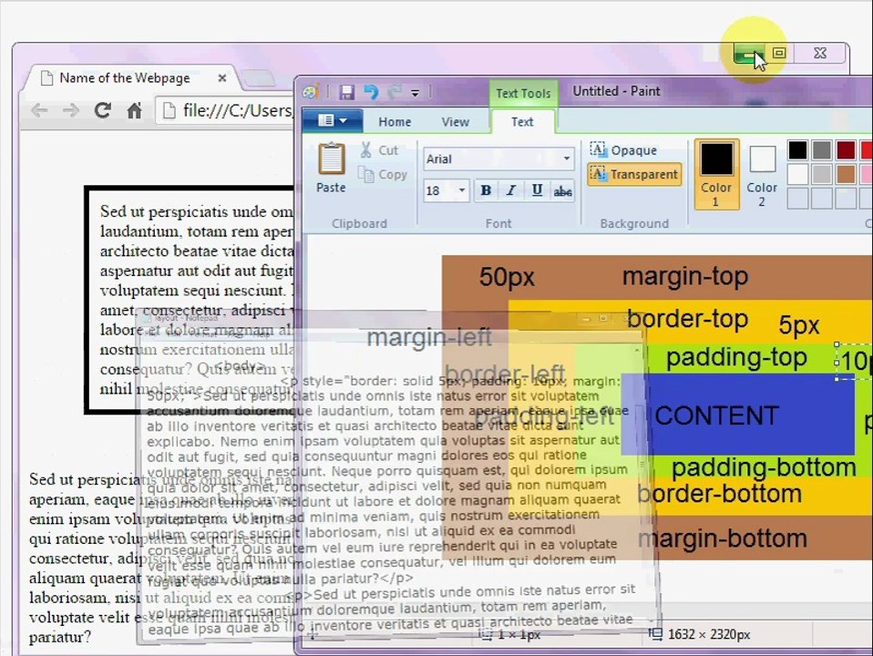 26 Box Model - Beginner's Web Designing (Urdu)