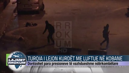 TURQIA I LEJON KURDËT ME LUFTUE NË KOBANE
