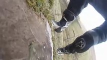 Un motard fait une chute de 10 mètres