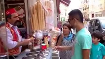 Un vendeur de glace turc très marrant !