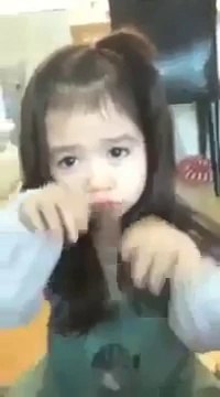 Une future grande actrice !