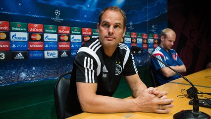 Frank de Boer antes del Barça-Ajax (Champions League)