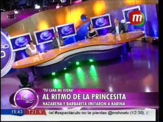 Nazarena Vélez y Barbarita cantaron a dúo