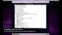 Installing Git on Linux By Johnathan Mark Smith