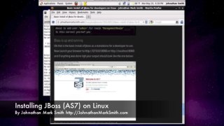 Installing JBoss (AS7) on Linux By Johnathan Mark Smith
