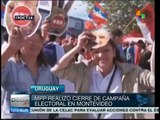 Uruguay: cierra campaña electoral Frente Amplio