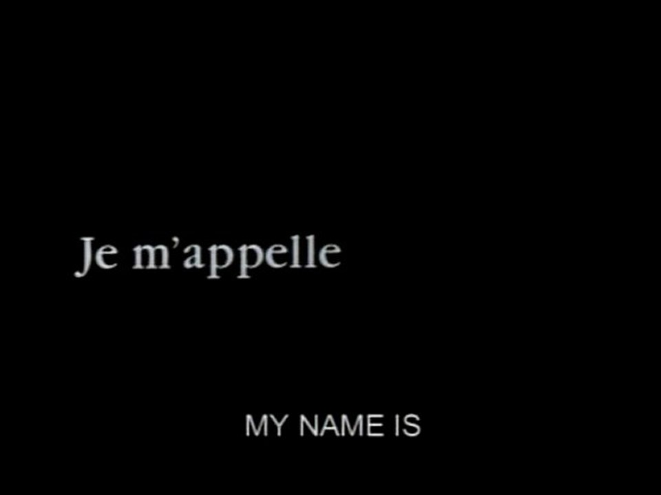 Je m'appelle