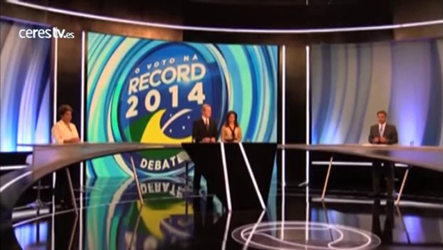 Elecciones Brasil; Rousseff y Neves protagonizan un debate menos tenso y ninguno toma ventaja