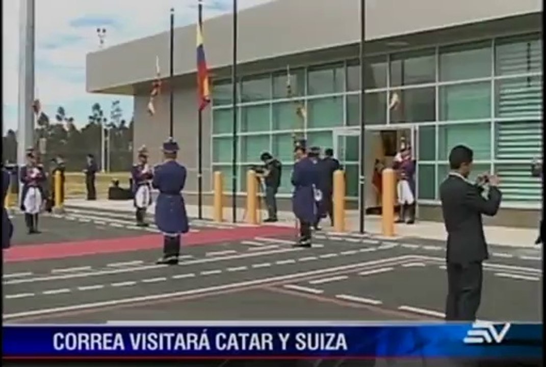 Inicia gira del presidente Correa por Catar y Suiza