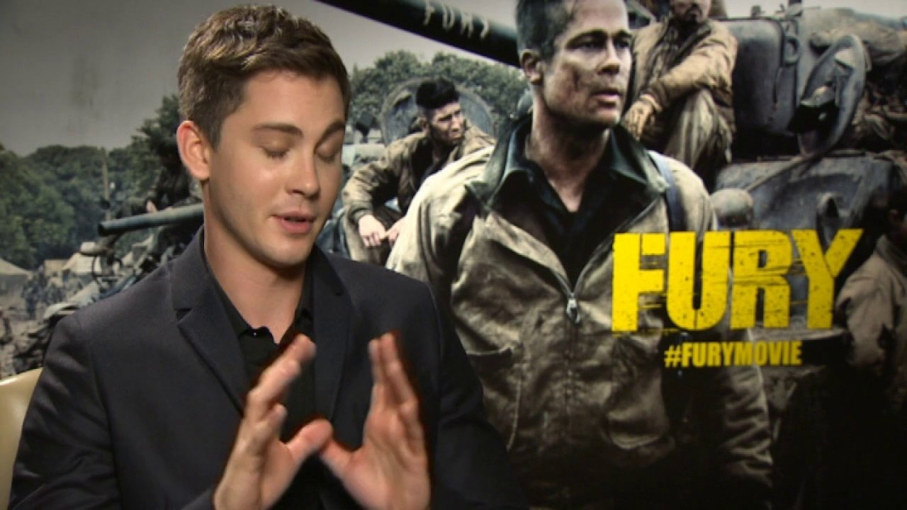 Logan Lerman interview: Fury actor on texting Brad Pitt
