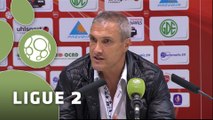 Conférence de presse Valenciennes FC - Dijon FCO (0-3) : Bernard  CASONI (VAFC) - Olivier DALL'OGLIO (DFCO) - 2014/2015