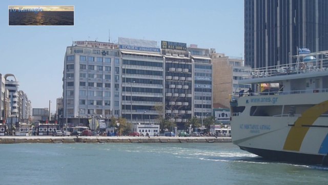 AGIOS NEKTARIOS AIGINAS DEPARTURE FROM PIRAEUS PORT.