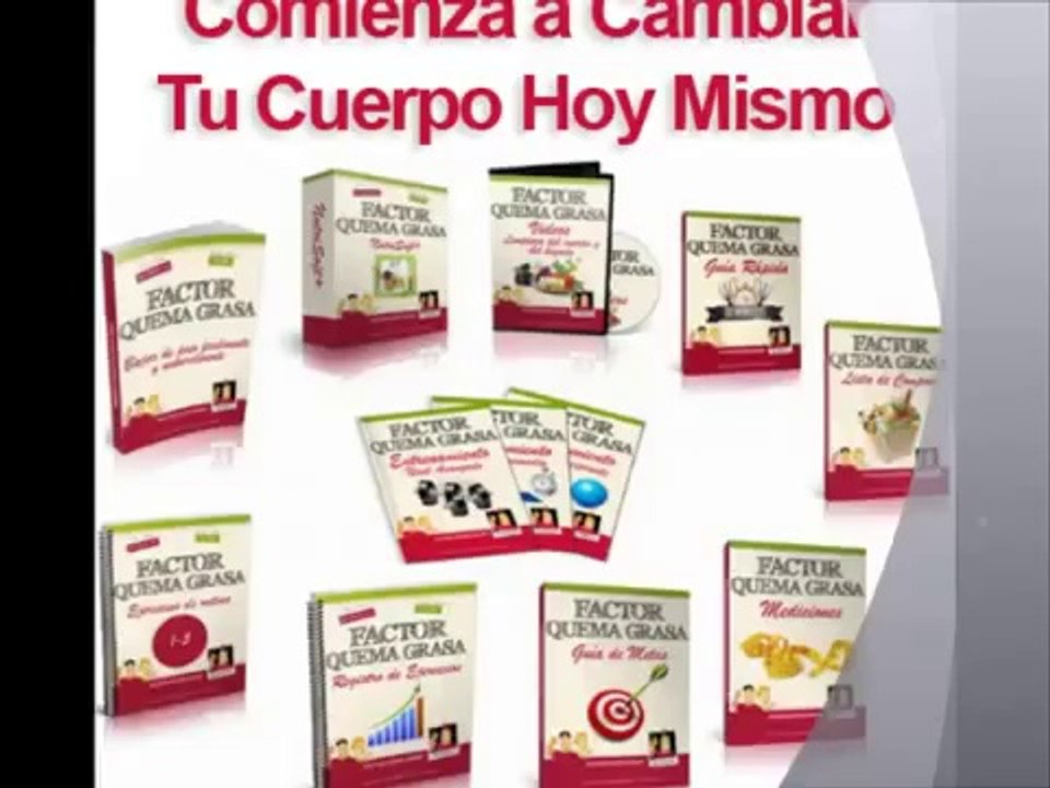 Bajar de peso con Factor Quema Grasa. Descarga ya