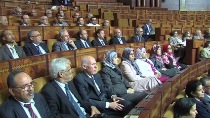 محمد بوسعيد يقدم الخطوط العريضة لمشروع قانون المالية لسنة 2015 أمام مجلسي البرلمان