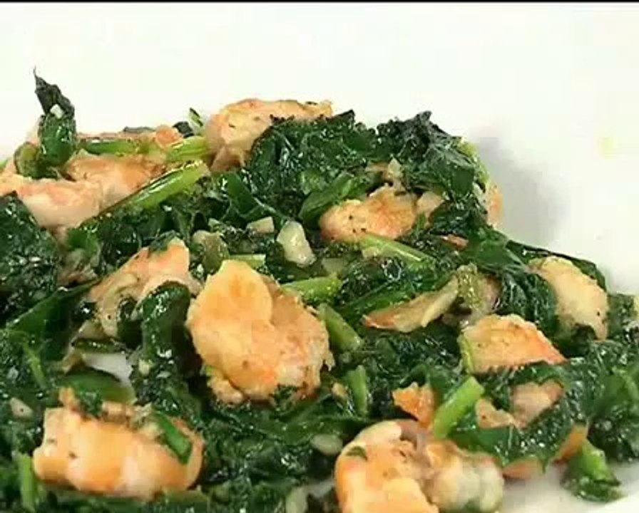 Dieta Comidas Adelgazantes, Espinacas Gambas, receta
