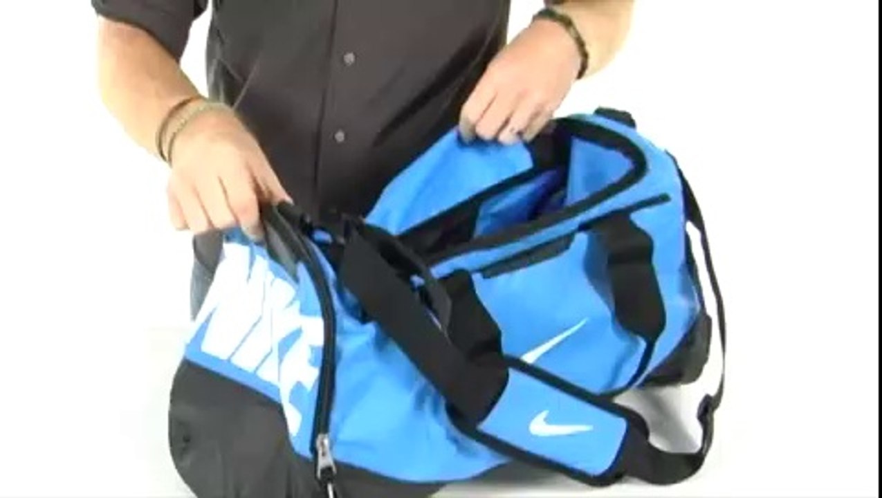 Nike Team Training Small Duffel Black/Black/(White) - Robecart.com Free Shipping BOTH Ways