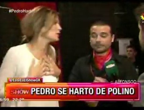 Paula en Este es el Show 2 (back baile Tango Pedro) - 20 de Octubre