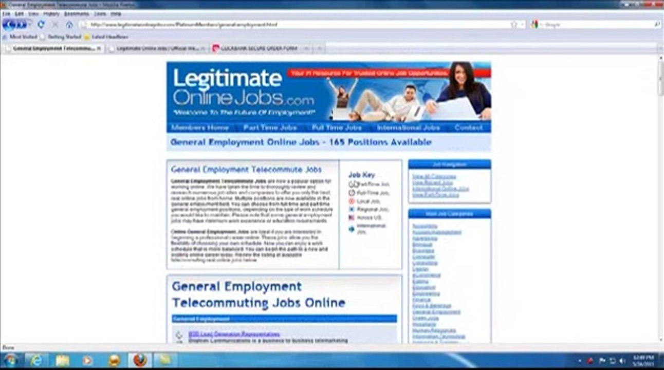 Real Legitimate online jobs