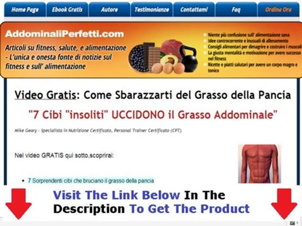 Video Addominali Perfetti + DISCOUNT + BONUS