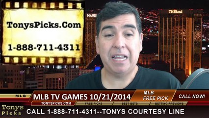 MLB World Series Free Pick Prediction Betting Odds Preview 10-21-2014