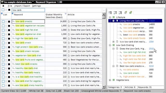 Keyword Organizer Reviews Keyword Organizer — Keyword Organizer is a software application that hel