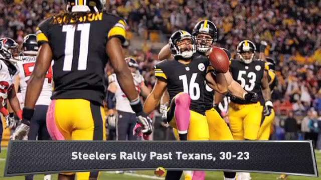 Kaboly: Steelers Rally to Stun Texans