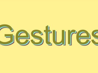 How to Pronounce Gestures
