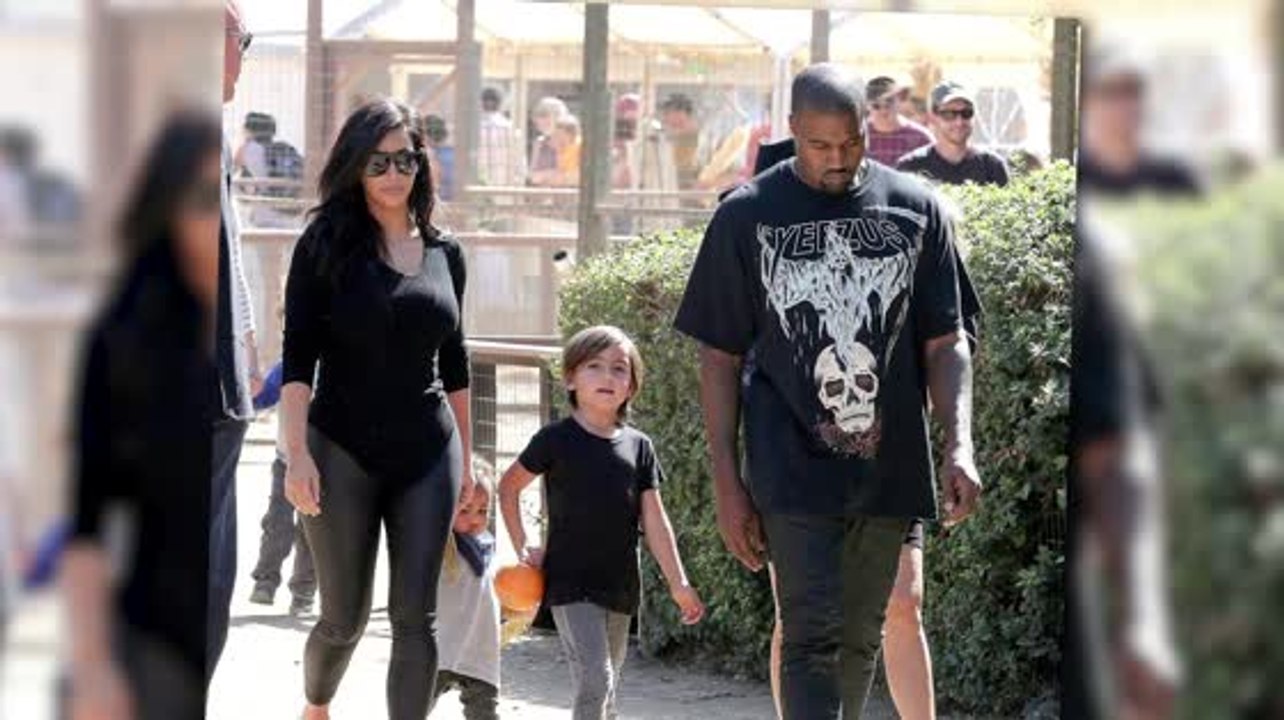 Kim Kardashian und Kanye West's Familie beim Pumpkin Patch