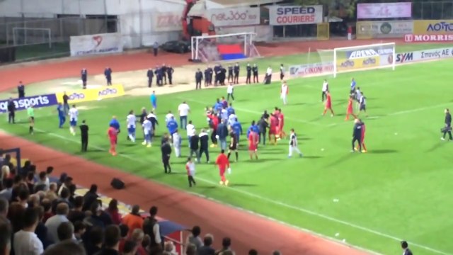 Πανιώνιος - ΠΑΣ Γιάννινα (0-1) Επεισόδια μετά το τέλος του αγώνα
