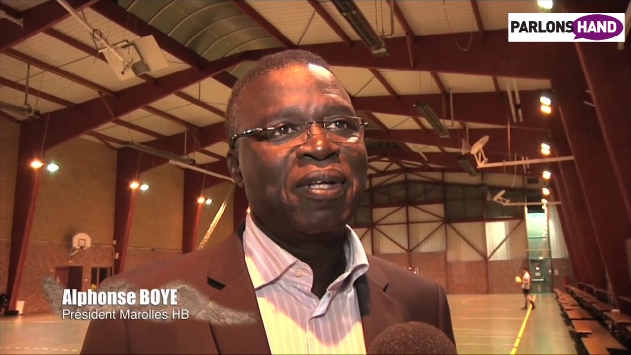 Présentation du club de Marolles Handball avec son président, Alphonse Boye.