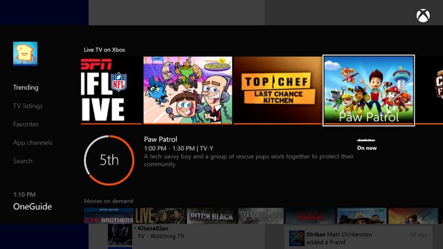 Xbox One - Mise à jour de novembre