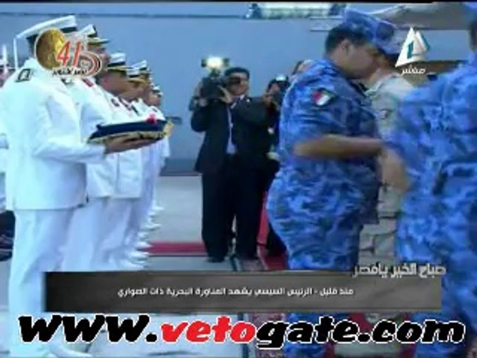 السيسى يشهد المناورة البحرية "ذات الصوارى"