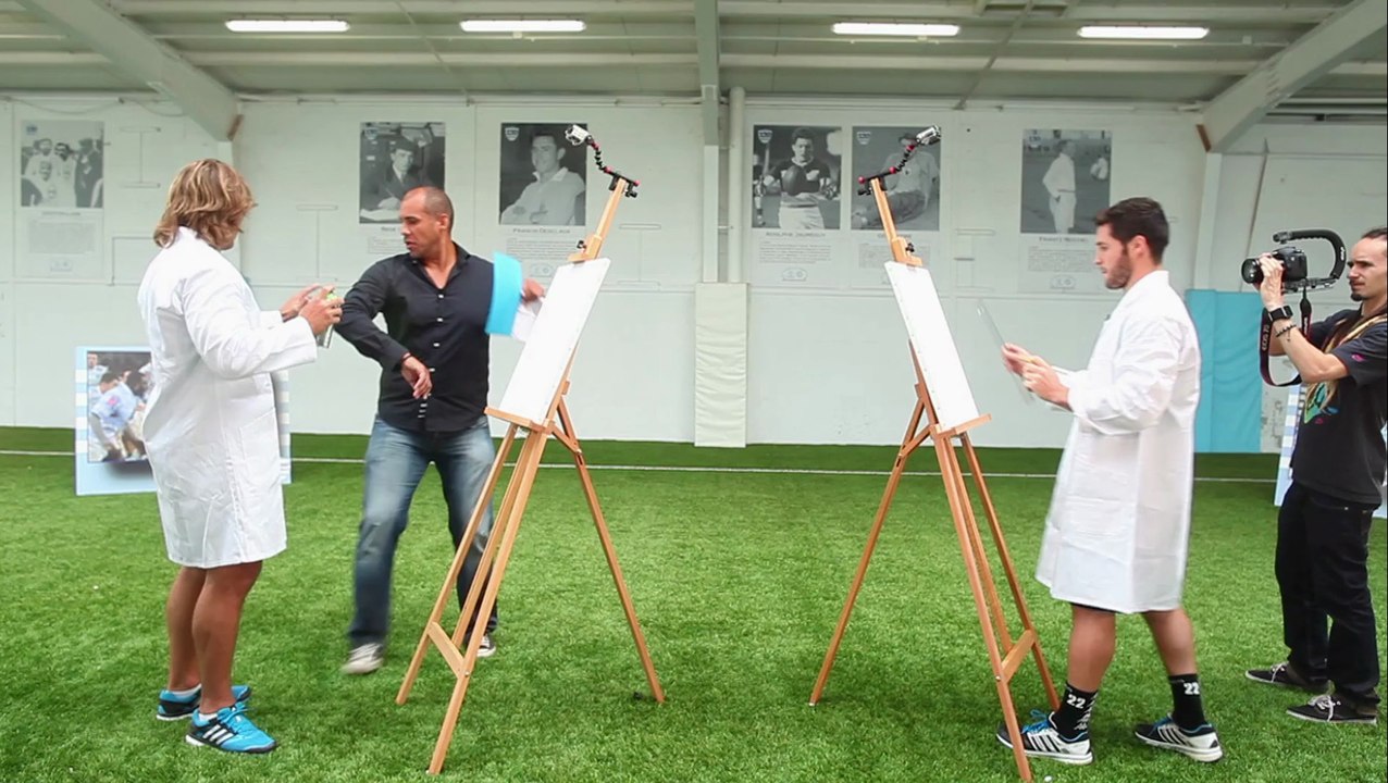 sans mêlée les pinceaux - Racing Métro 92 - making of