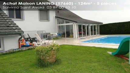 A vendre - maison - LANING (57660) - 5 pièces - 124m²