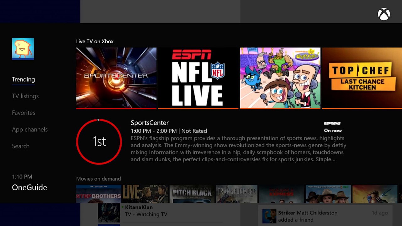 Xbox One - November System Update Preview