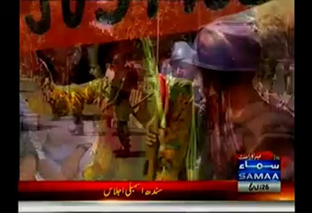 Lahore: Students Protesting Infront Of Governor House