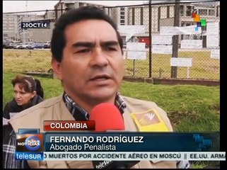 Presos colombianos realizan jornada de protesta por crisis carcelaria