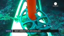 Divers use super-suit to recover ancient Greek treasures