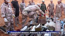 Unexploded ammunition destroyed around Tripoli airport