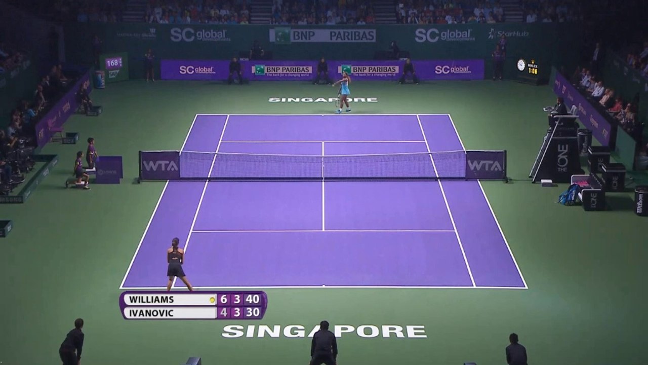 Singapur: Ivanovic verlangt Serena alles ab