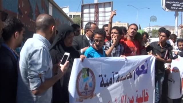 Yemen'de Husi Karşıtı Gösteriler