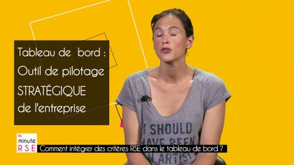 Comment intégrer des critères RSE dans le tableau de bord ?