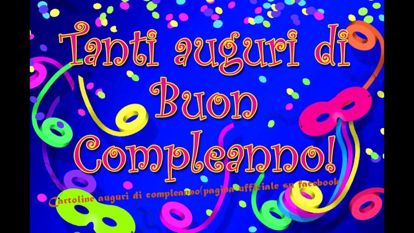 Buon Compleanno Video Dailymotion