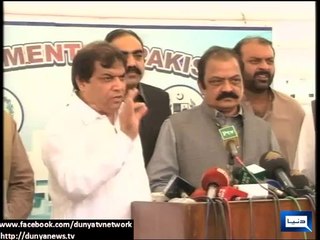 Rana Sanaullah, Hanif Abbasi lashes at Imran Khan